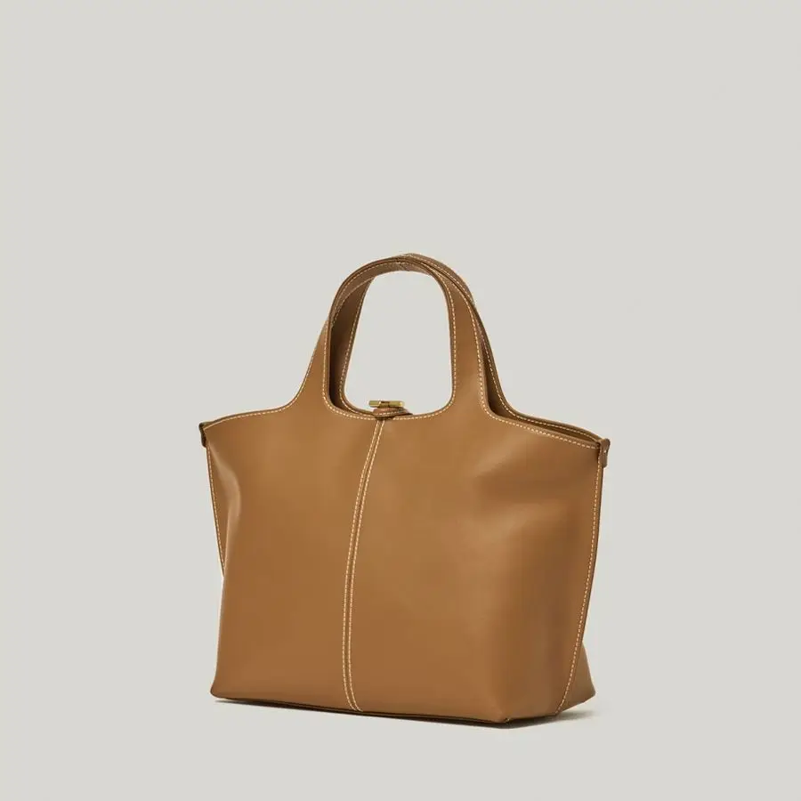 pu Leather Tote Bag Luxury Large Capacity Women's Single Shoulder  Crossbody Bags Fashion Simple Female Handbag