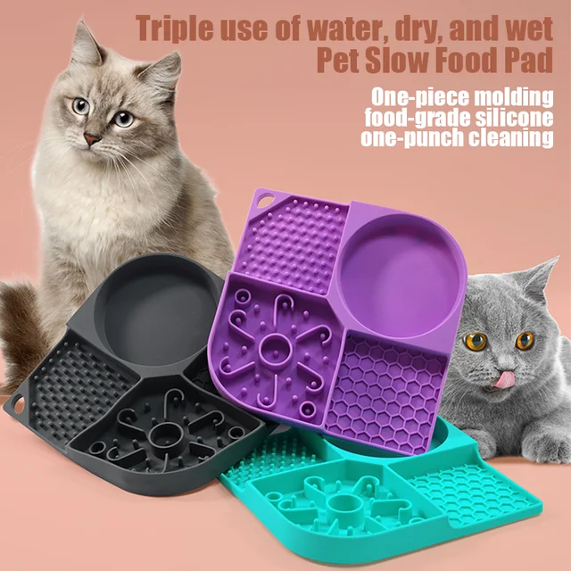 Pet Placemat Cat Slow Feeding Mat Dog Lick Mats Silicone Pets Eating Slowly  Food Pad Cats Dogs Feeding Supplies - AliExpress