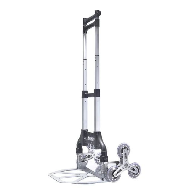 Minden Terepi Lépcső Hegymászó Kerti Kocsi Kézi Teherautóval Bungee Zsinórcsukló Az Emeleti Rakományhoz 6 Kristálykerékkel