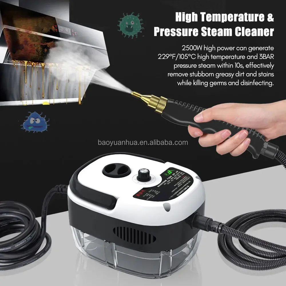 High Pressure Steam Vacuum Cleaner For Cars Handheld Steam Cleaning Machine For Home And Portable Carpet Steam Cleaner 4
