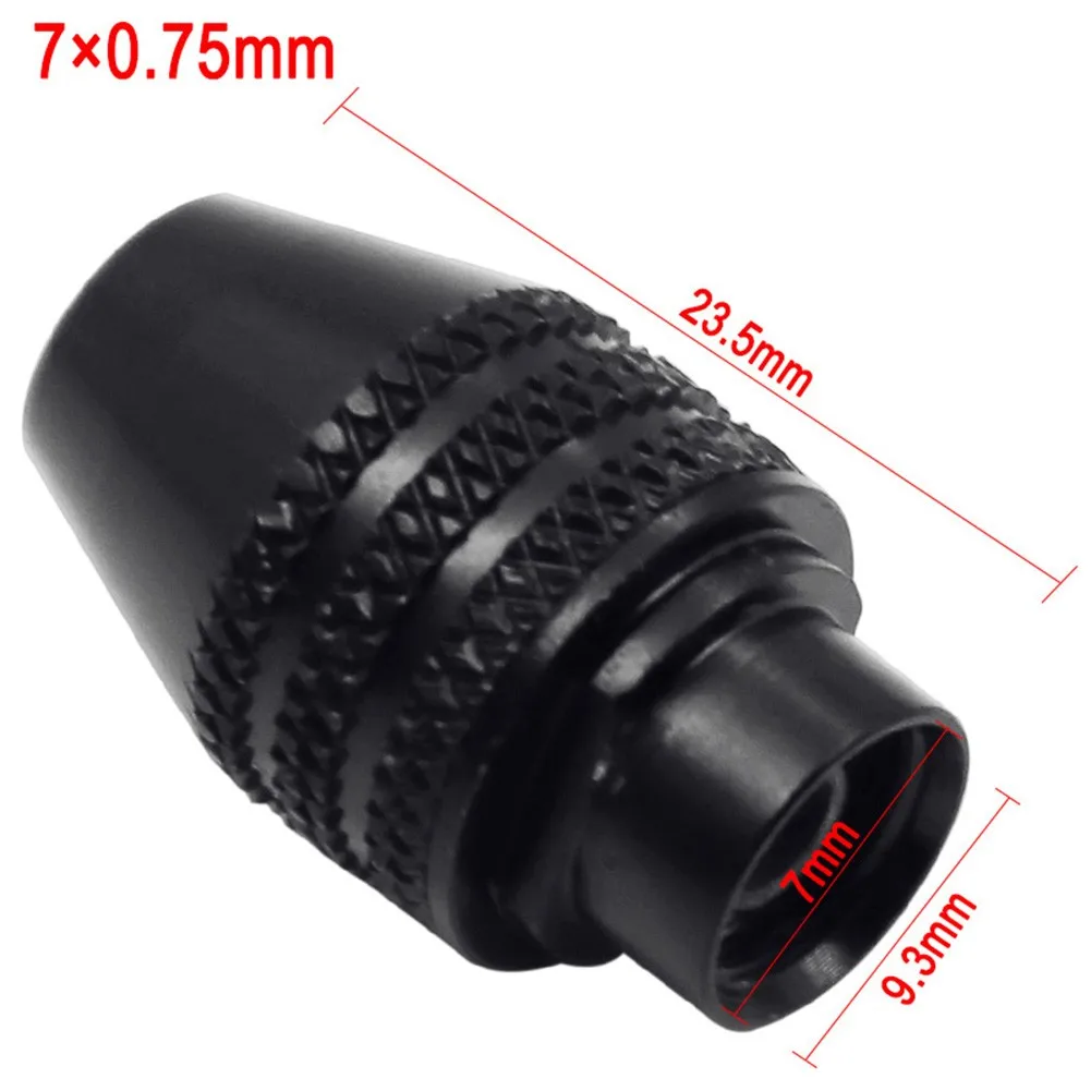 

Keyless Drill Chuck for Corded Rotary Tools 0 33 4mm Clamping Range High Carbon Steel Rust Resistant Black Finish