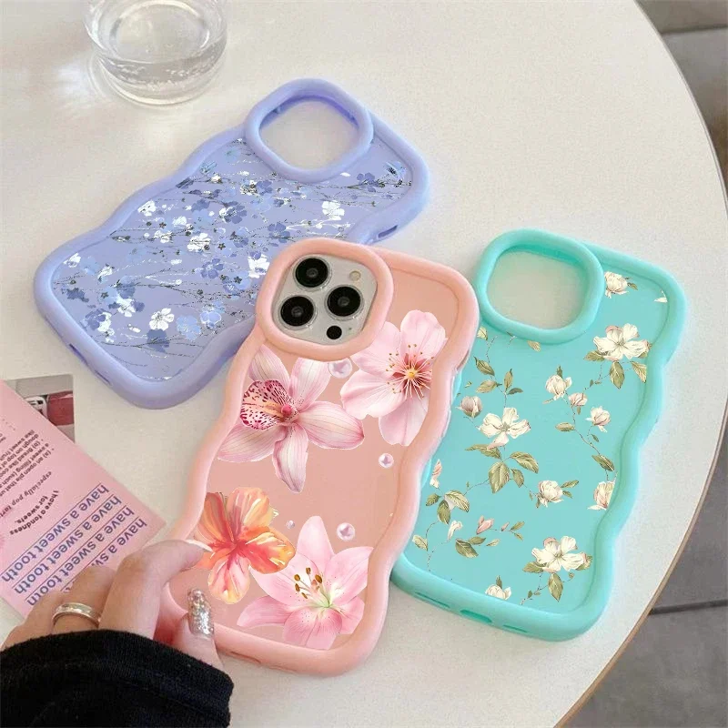 Floral Design Protective Phone Case