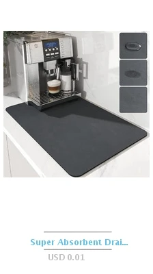 Description Picture 4 of itemSolid Washing Machine Dust Cover Refrigerator Cabinet Top Protector Waterproof Pad Dinning Table Placemat Faux Leather Dust Mat
