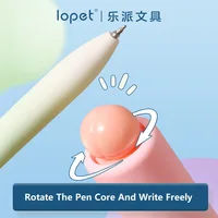 Lopet Fruit Aroma Pens, 0.5mm ST Head Rotary Core Low Gravity Signture Pen Set, High-value Home Office Student Teacher Supplies 2