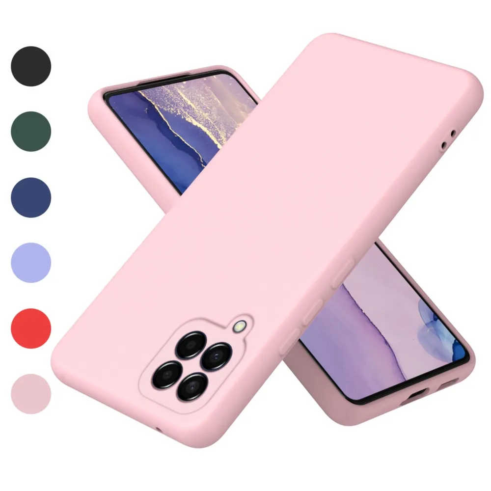 Premium Silicone Phone Case - Elegant Protective Cover in Candy Colors