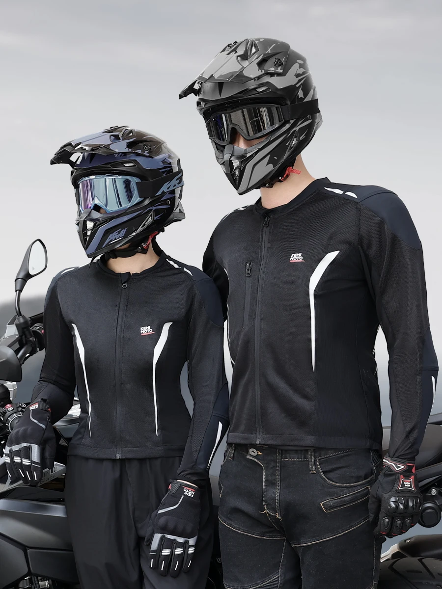 Motorcycle Armor Riding Summer Jacket Men Women with 7Pcs CE Protective Gear Set Breathable Soft Mesh Body Protector Equipment motorcycle jacket motorcycle armor motorcycle clothing