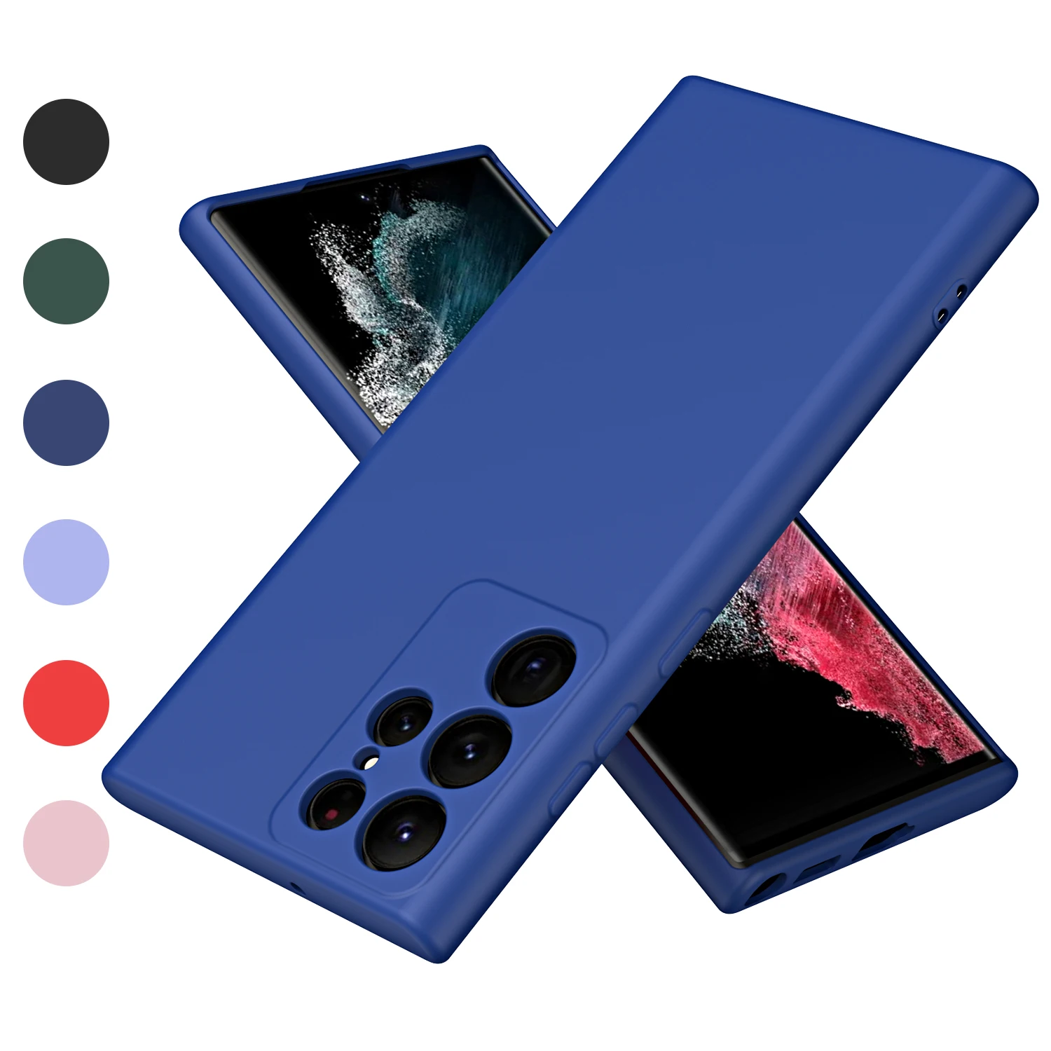 Enhanced Liquid Silicone Phone Case - Premium Protection and Style