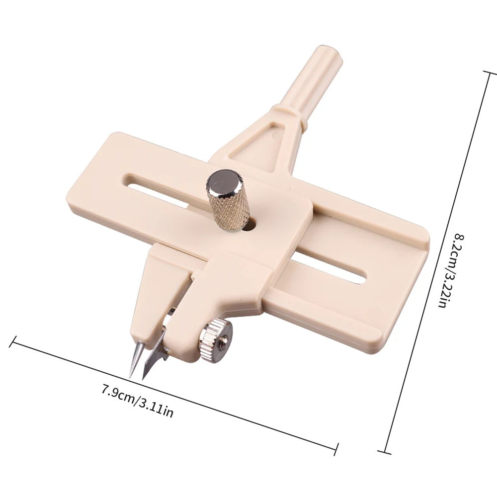 조정 가능한 마스킹 테이프 원형 절단 도구, 절단 직경: 4mm-100mm 원형 커터 모델, DIY 취미 공예 도구