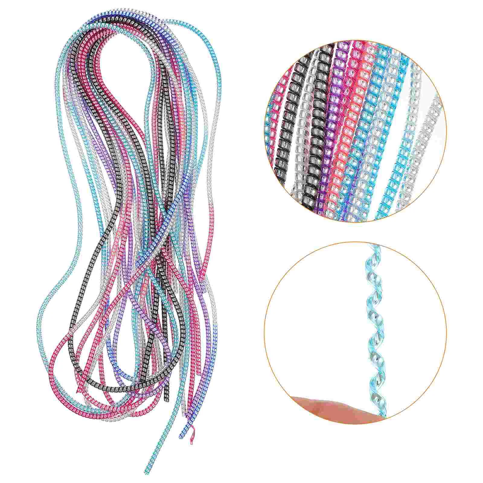 

Data Line Protection Rope Wire Durable Hider Cable Winding Pipe Headphones