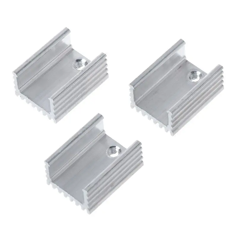 Aluminum Heatsink T8WC TO-220 Aluminum Sheet Heatsink Transistor Heat Sink Cooler Radiator 10PCS/Set