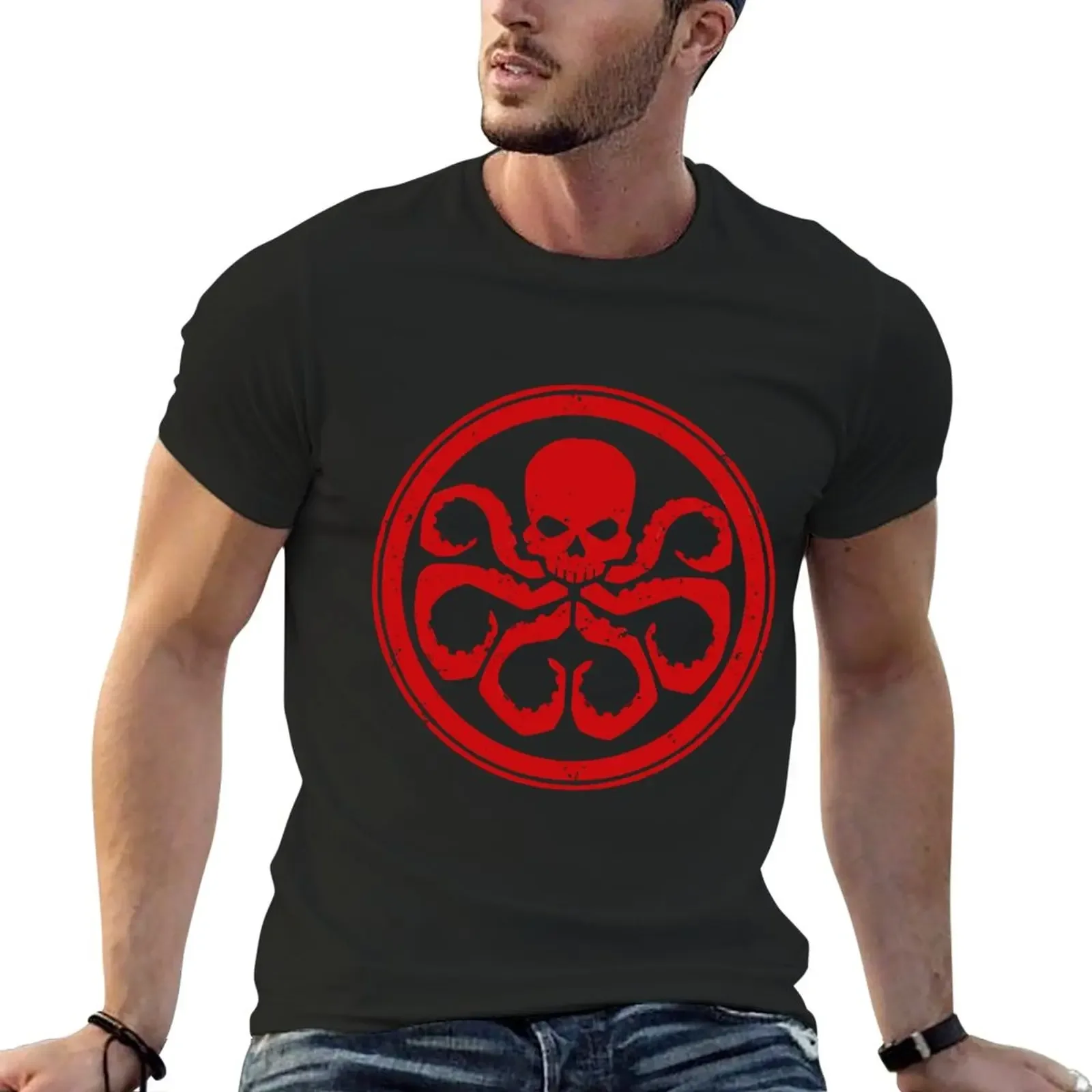 

Hydra T-Shirt plus size tops summer top black t shirts for men
