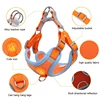 Small Medium Dogs Harness Vest Walking Traction Rope Reflective Straps, Soft Mesh Harness Breathable Pet Supplies 5