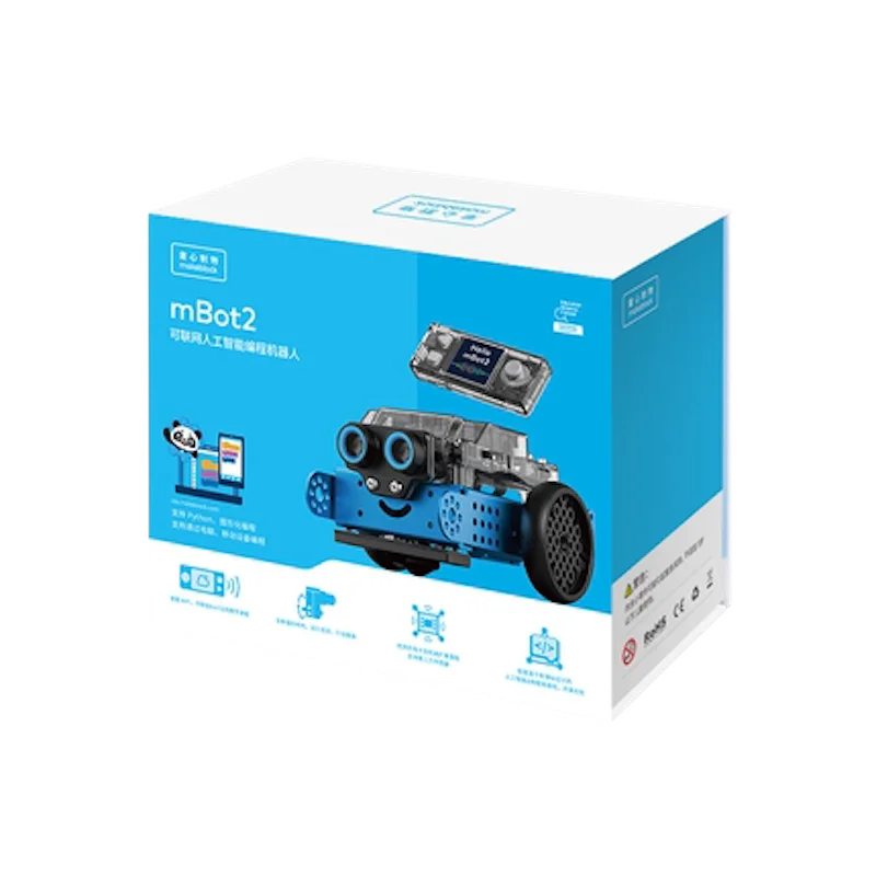Makeblock mBot Neo mBot2 Coding Robotics Kit for Beginner Support Scratch and Python Programming Remote Control Toy Car 2