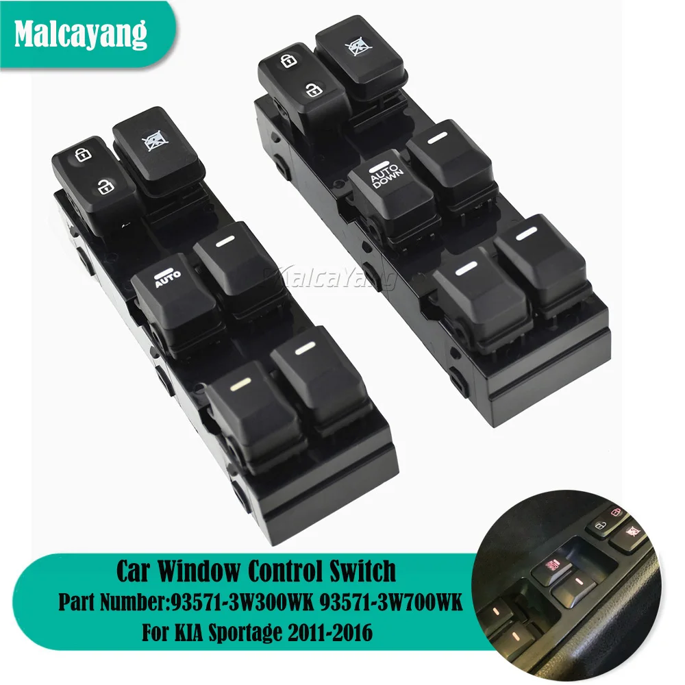 Elektrischer Fensterheber-Steuerschalter Für Kia Sportage 2011-2016 - Master Switch