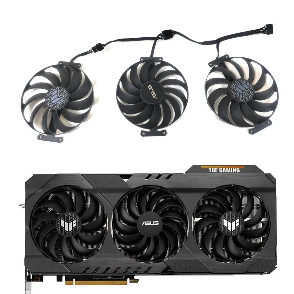 Ventola Originale Muslimate 6800Xt Gpu Per Asus Radeon Rx 6950Xt 6900Xt 6800 6700 Xt Tuf Oc Ventole Di Raffreddamento Per Schede Grafiche Da Gioco