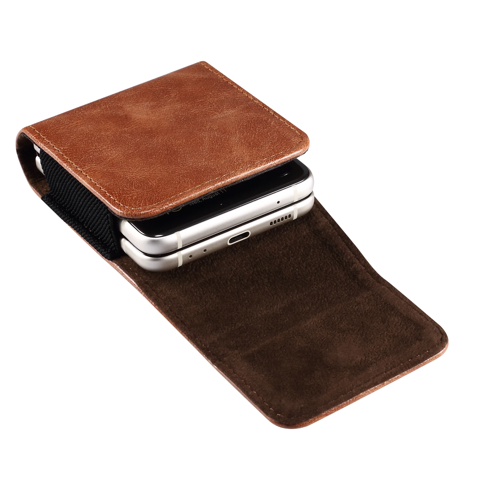 Leather Belt Clip Case | Stylish Waist Bag Cover