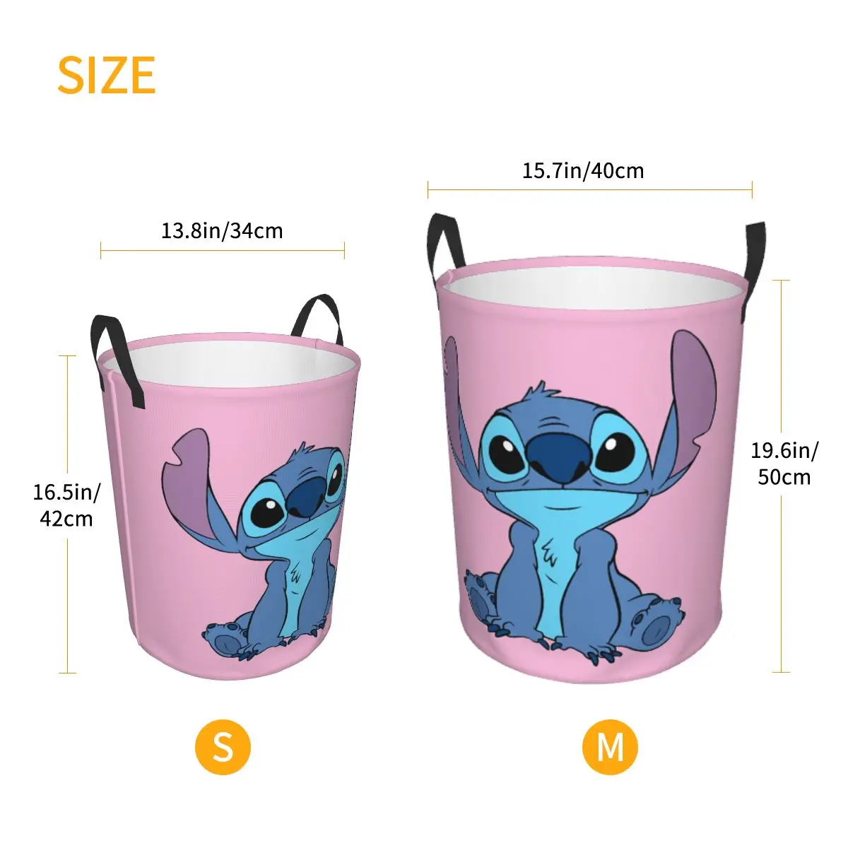 Cartoon Stitch Laundry Hampe 6