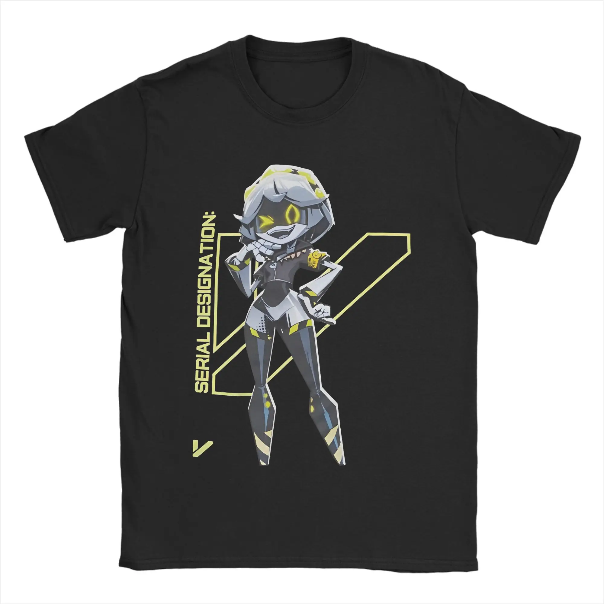 Men's 100% Cotton Murder Drones Graphic Tee - Funny Game Character Design, Round Neck Short Sleeve Shirt, Perfect Gift Idea