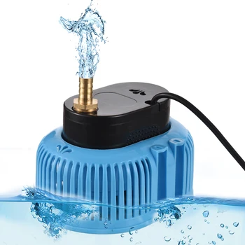 Pool Cover Pump Above Ground Submersible Sump Pump 75W 2000L/H Swimming Water Removal Pump with 3 Adapters 16ft Drainage Hose 1