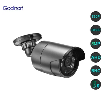 Gadinan 5MP 1080P AHD CCTV Camera High Resolution Video Surveillance Metal Outdoor Street Optioanl BNC Bullet Home Security Came 1