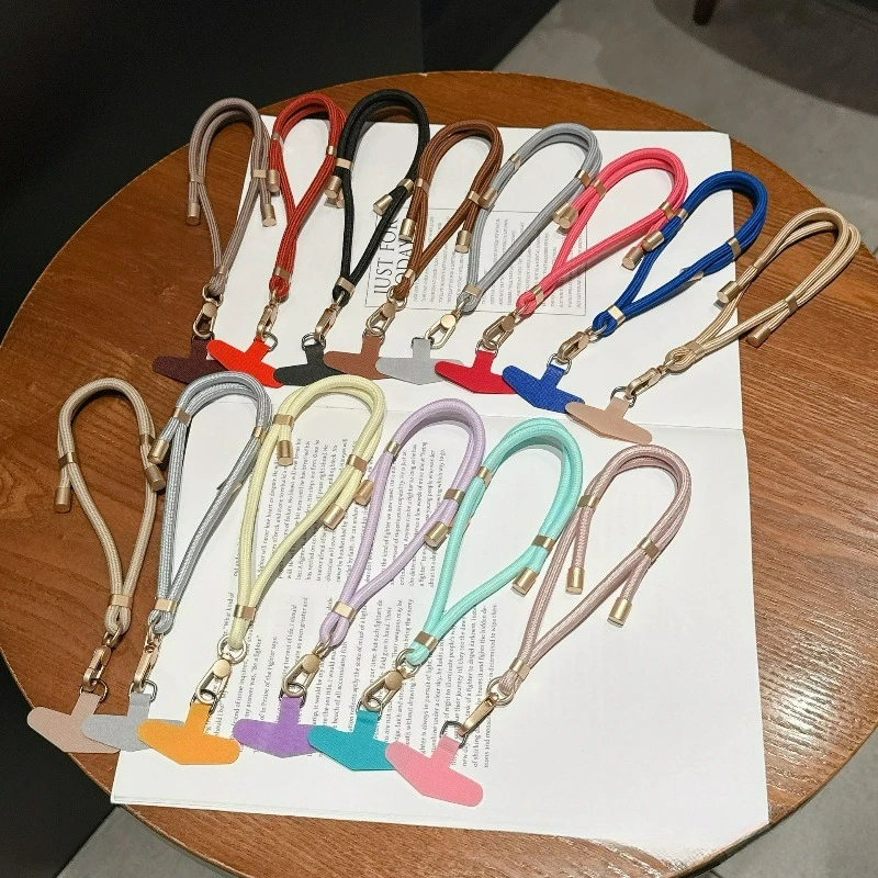 조절 가능한 인스타일 심플 브레이드 메탈 손목형 분실 방지 휴대폰 끈 (야외 활동용)