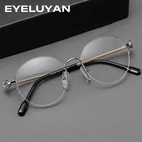 EYELUYAN, высококачественная роскошная оправа для очков, женские модные оптические очки, новинка 2025, оправа для очков из чистого титана для мужчин — изображение 3