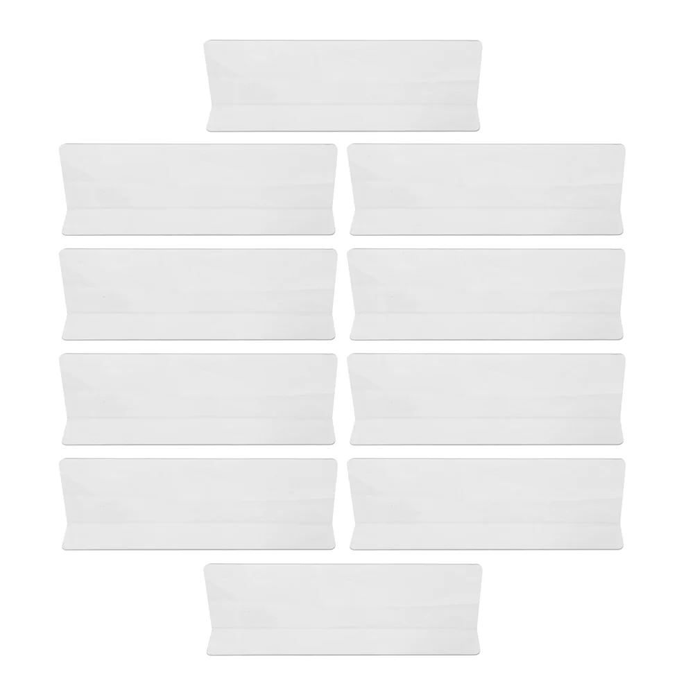

Plastic Dividerss Dividerss Transparent L-Shaped Store Goods Separators Supermarket Commodity Divider Classification Rack