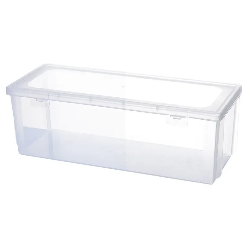 Noodle Storage Box Rectangular Plastic Refrigerator Food Preservation Box Kitchen with Lid Multi-grain Noodles Sealed Box 4