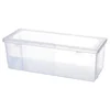 Noodle Storage Box Rectangular Plastic Refrigerator Food Preservation Box Kitchen with Lid Multi-grain Noodles Sealed Box 4