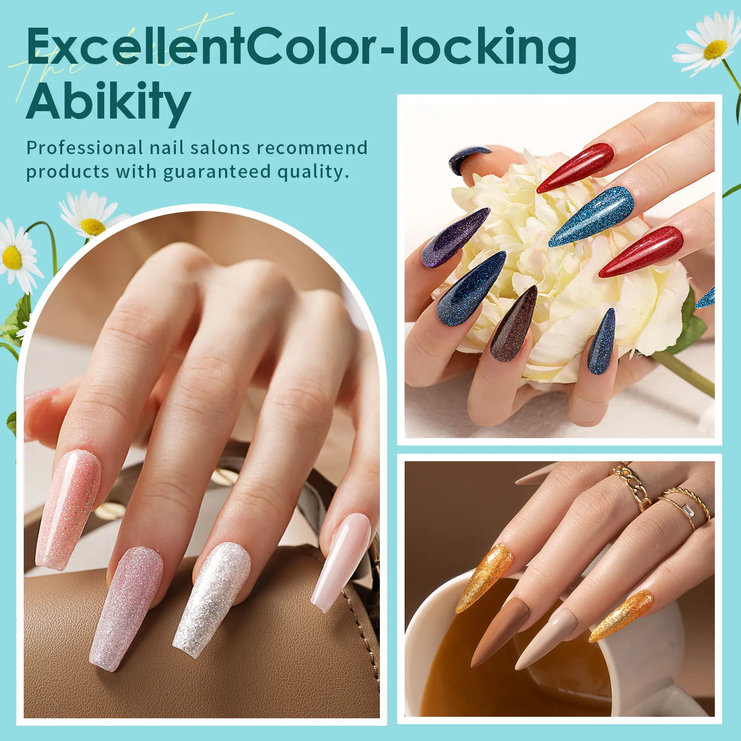 Nail Powder Acrylic Nail Powder 12-Color Set French Extension Sculpting No Light Curing Ideal For Beginners & Salons