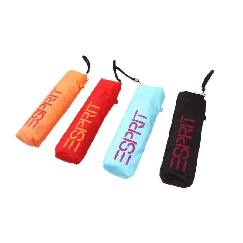 Small Pocket Folding Pencil Umbrella Ultra-thin Light Mini Umbrella Rain Sun Rain Gear Parasol Women Men folding umbrella