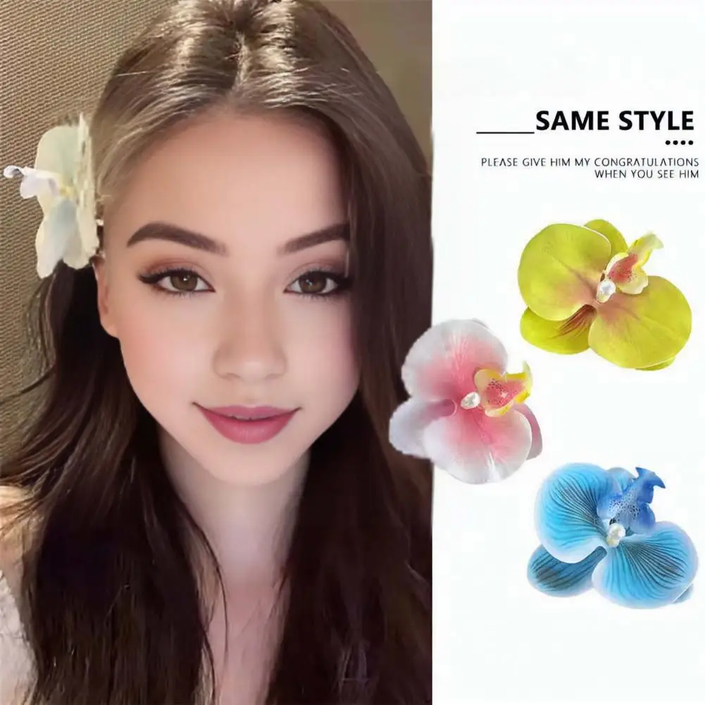 

Scalp-friendly Hair Accessory Elegant Peony Flower Hair Clip for Girls Decorative Side Bang Hairpin with Strong Grip Stylish