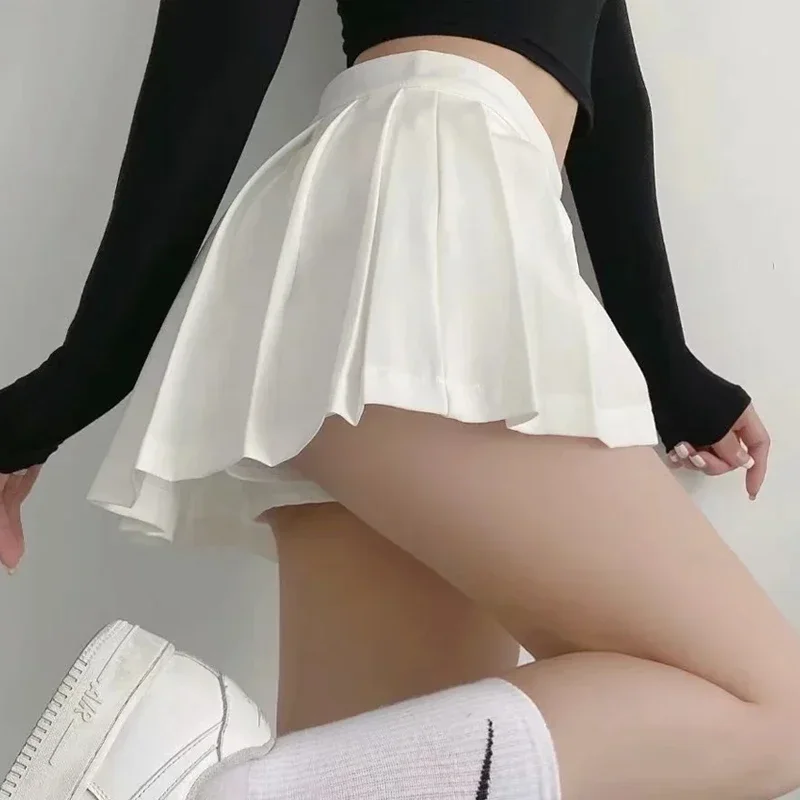

Super Pleated Skort 13 Colours Women Super Pleated Mini Skirt With Shorts
