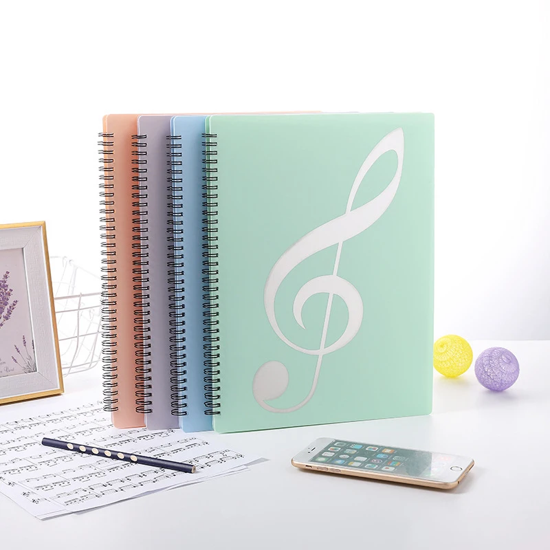 Music Score Folder Organizer Practice Piano Sheet  Music Clip Document File A4 Music score folder Musical instrument accessories