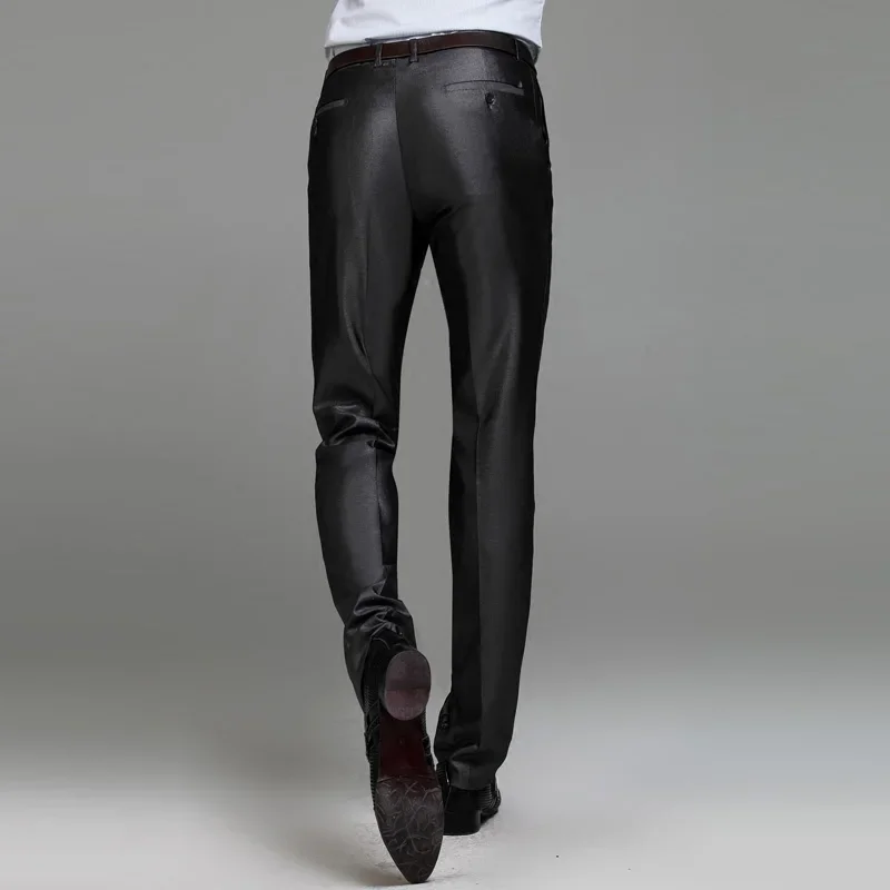 Men 2024 Spring Autumn New Slim Fit Formal Pants Men Stretch Bussiness Casual Pants Male Wedding Suit Office Trousers A251 3