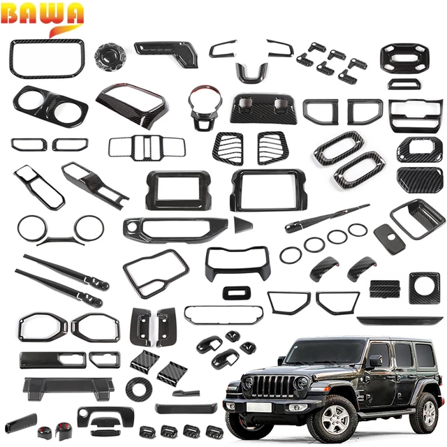 Jidixian auto handbremse 4wd schalt knopf kopf dekoration abdeckung für jeep  wrangler jl gladiator jt 2018 2019 2020 2021 2022 2023 - AliExpress