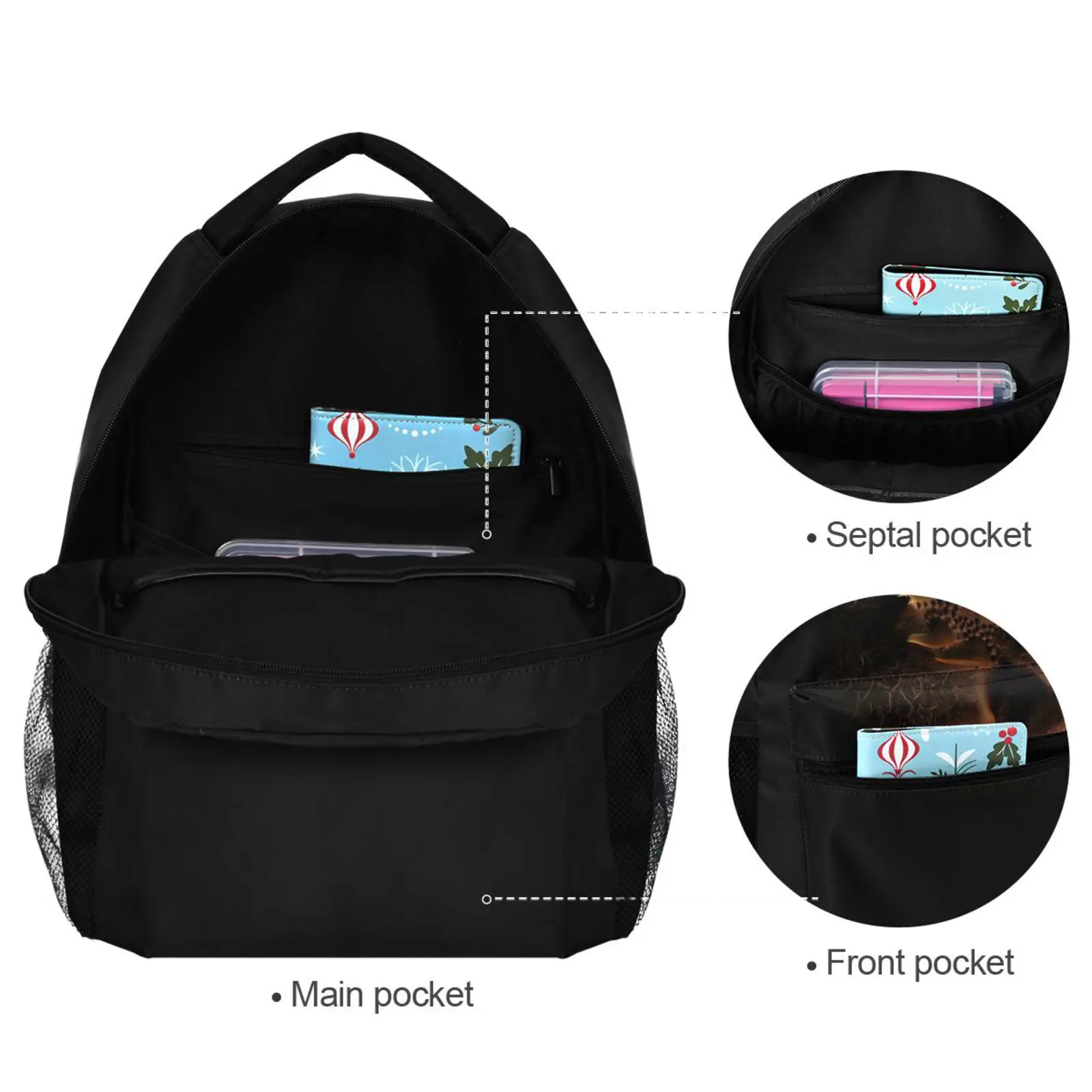 Black School Bags For Teenage Girls Schoolbag Children Backpacks Animal Print Polyester School Backpack kids Dragon Bag pack