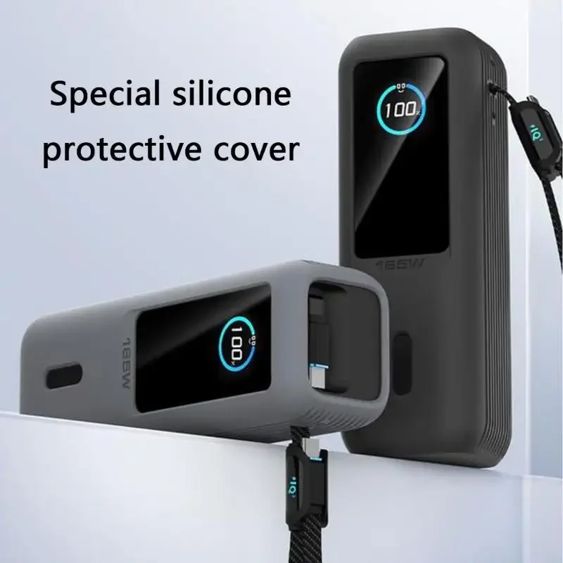 Silicone Case for Anker 165W Portable Protective Case Travel Carrying Storage Bag