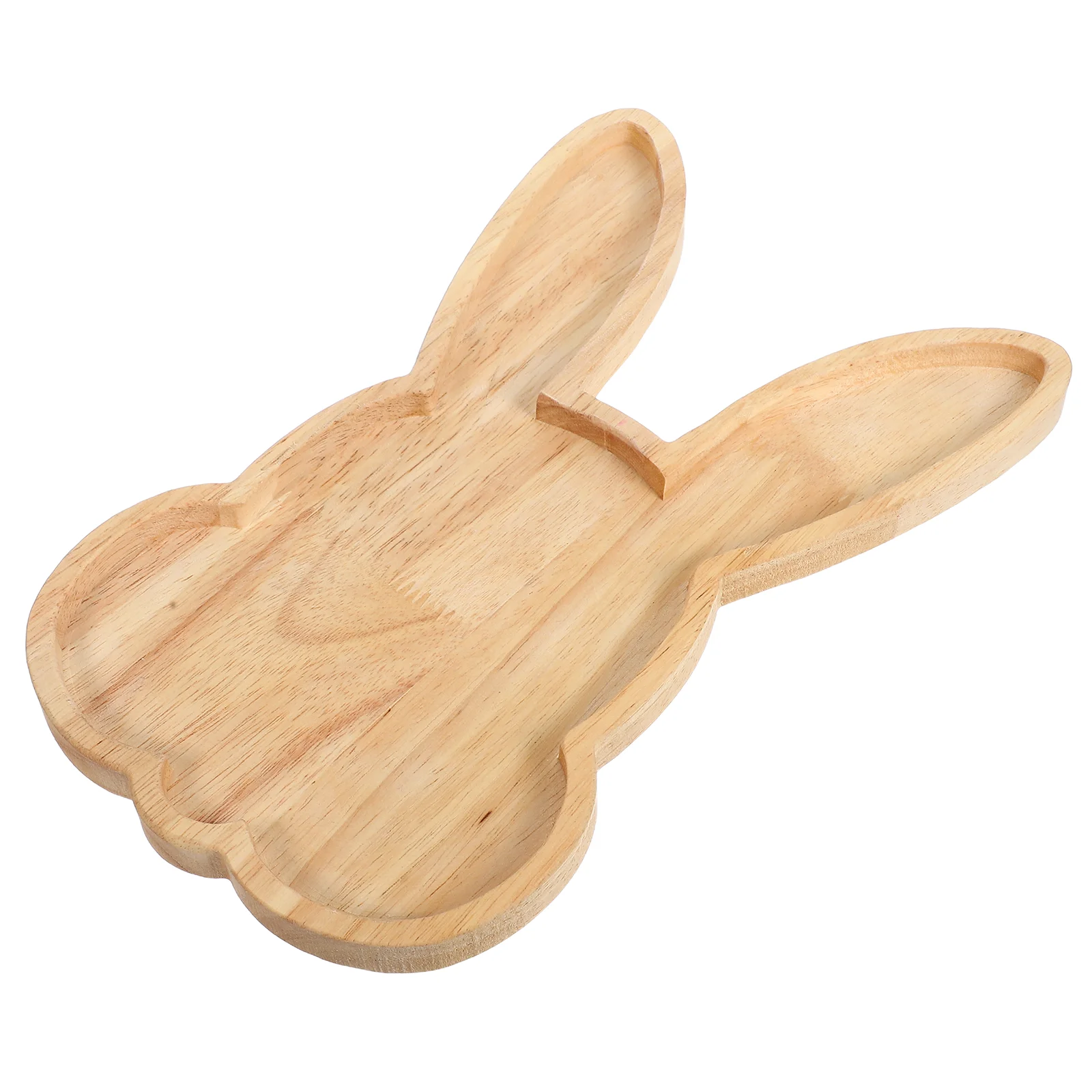 Rabbit Tray Easter Farmhouse Bunny Serving Platter Wood Fruit Wooden Animal Child 4