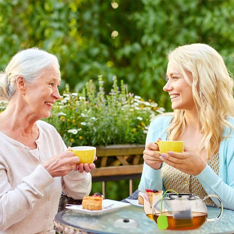 Description Picture 3 of itemFood-grade Silicone Tea Bags Colorful Style Strainers Herbal Loose Tea Infusers Filters Scented Teaware Infusers Kitchen Tools