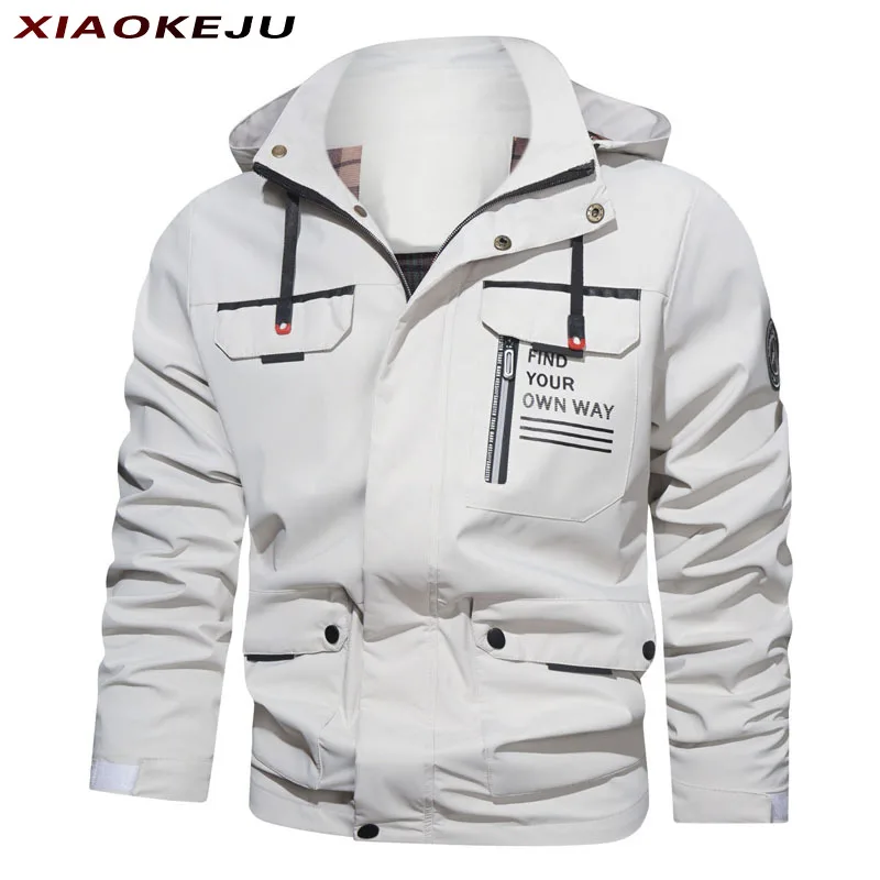 Winter Men's Coat Jackets Social Clothing Coats Waterproof Parka Hooded Plus Size Large Cold Thermal Parkas Padded Man Anorak