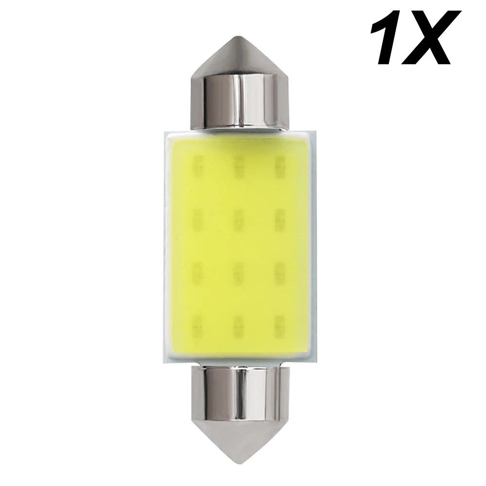 

Лампа C5W светодиодный C10W Festoon 31/36/39/41/42 мм 12 В COB 6000K, 1 шт.