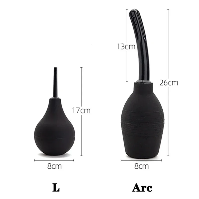 Bidet Cleaner Portable Rectal Enemator Enema Syringe Stream Douche Enema Colon System Silicone Bottle Cleaning Bidet Women Men 6