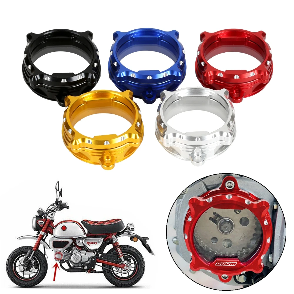 3D Cnc Prospettiva Copertura Camma Trasparente Per Honda Grom 125 Monkey 125 Super Cub 125 Trail 125 Ct125 Dax 125 Msx 125/ Sf 2014-2023
