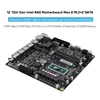Super Deal Intel Core i5-12450H Pentium 8505 six-Bay NAS Monster Board/4 Network 2.5G/6 SATA3.0/2 M.2 NVMe/ Radiator ITX Board 6
