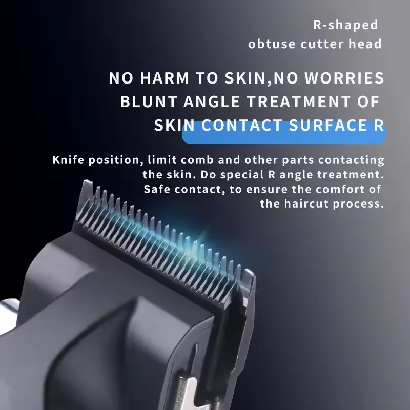 Kemei 2299 Barber Cordless Hair Trimmer 0mm Zero Gapped Carving Clipper Detailer Professional Electric Finish Cutting Machine hair trimmer