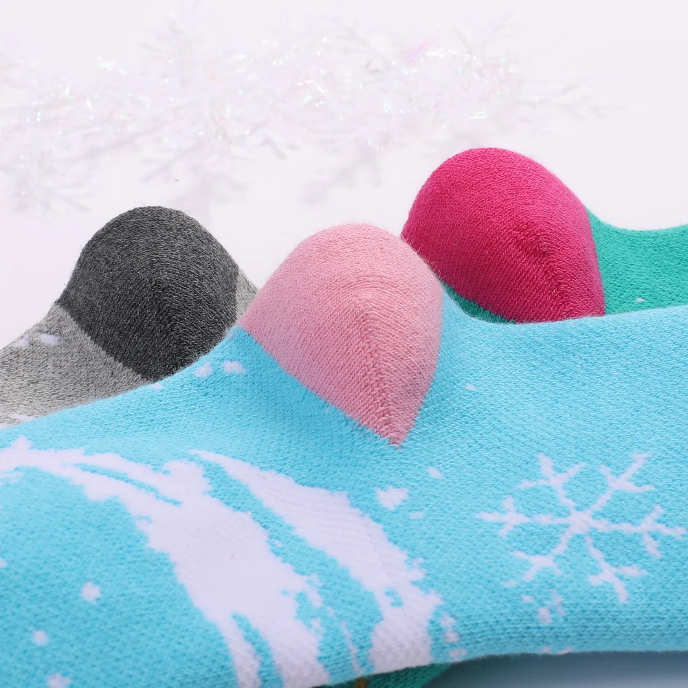 Ski Socks Children Winter Warm Snow High Elastic Breathable Thickened Snowboarding