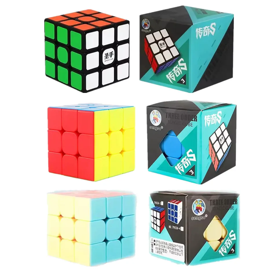 SengSo 3x3 Legend S 3x3 마카롱/스티커리스/발크 매직 큐브 전문 스..