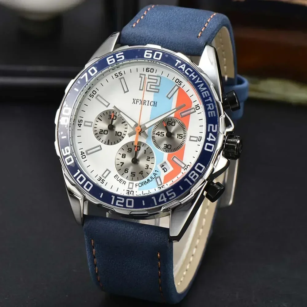 

Top Original Brand Quartz Watches For Mens Multifunction Classic Carrera Full Steel Watch Chronograph Automatic Date AAA Clocks