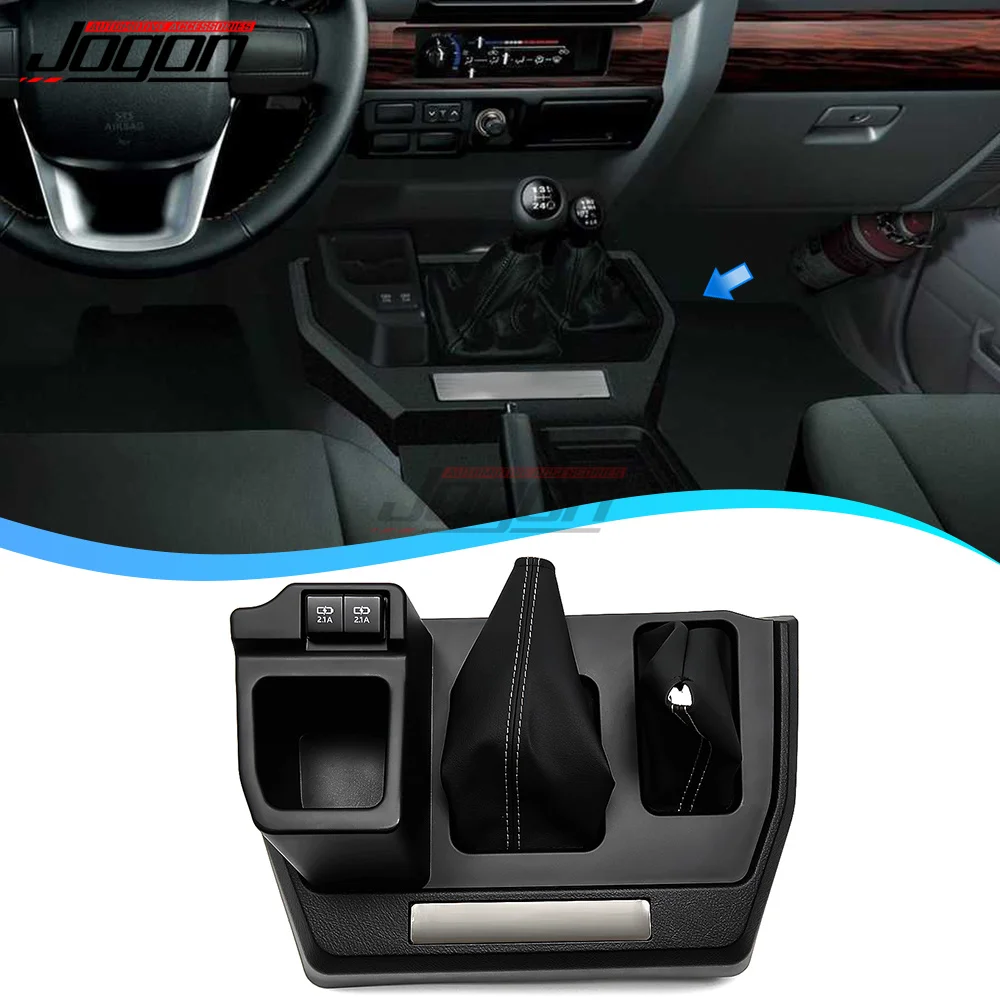 

2022 70th Anniversary Center Console Armrest Storage Box CoverFor Toyota Land Cruiser LC70 LC76 LC79 FJ70 FJ76 Car Interior Trim